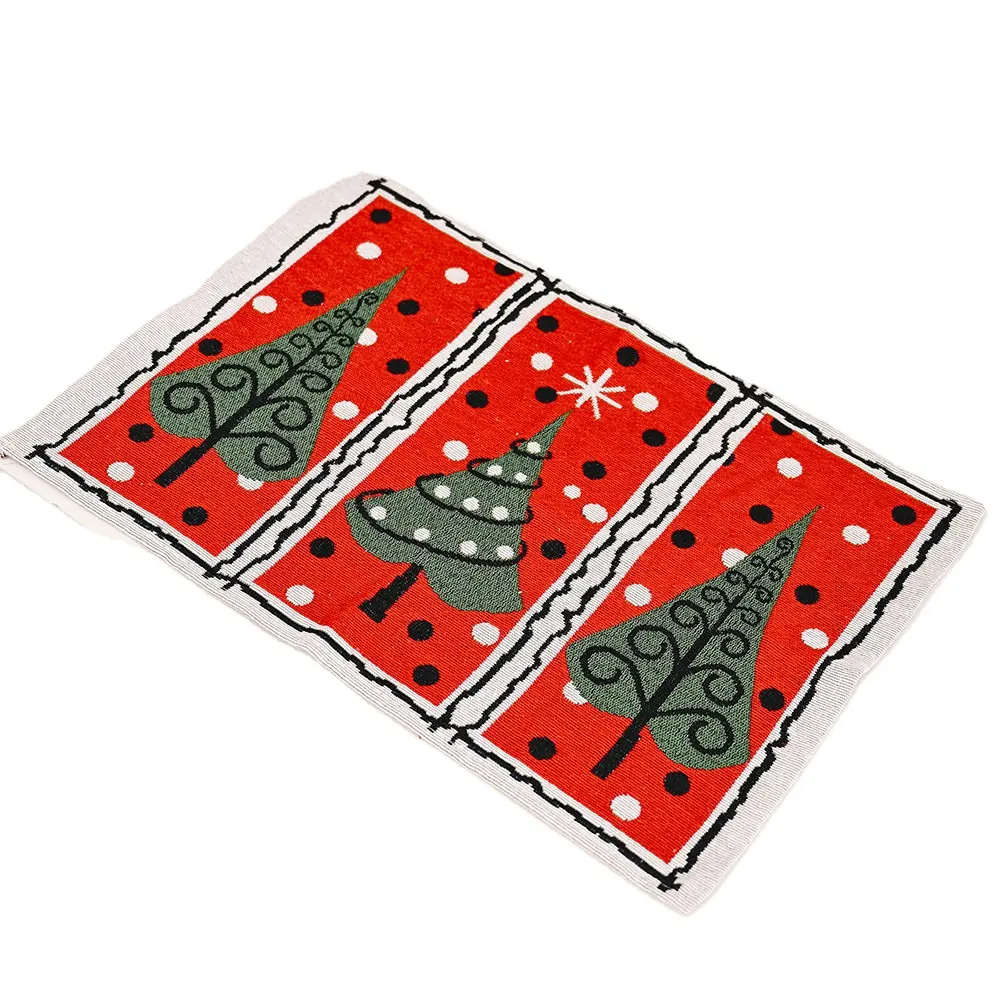 New Arrivals Christmas Decoration Supplies Knitted Christmas Theme Tablecloth Christmas Decoration Home