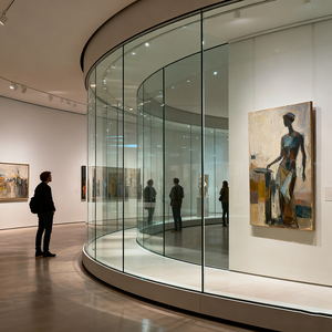 Panneau de verre feuilleté résistant à l'entrée forcée et balistique, avec réduction du son, pour véhicules blindés, comptoirs de banque, points de contrôle - Product Image 3