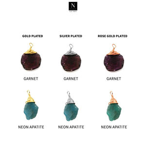 Vente en gros de breloque de connecteur en laiton fait main de 23x13mm pendentif en onyx diamant 18 carats classique en acier naturel brut - Product Image 2