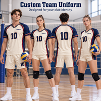 Maillot de volley-ball personnalisé rétro style universitaire, design color-block, uniforme d'équipe sublimé, club, école, OEM, anti-humidité, unisexe
