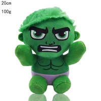 Poupée de super-héros Avengers, Captain America, Black Panther, Spider-Man, jouet en peluche