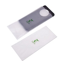 Sacs plats transparents biodégradables et compostables personnalisés avec logo pour coques de téléphone - Pochette écologique pour housses de mobiles