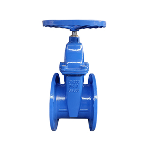 Válvula de Compuerta F4 de Hierro Fundido Dúctil GGG50, Estándar DIN 3352, DN200, Extremo Bridado Manual, Vástago Fijo, PN10, Suministro de Fábrica, Envío Gratuito - Product Image 1