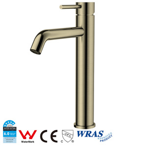 Rubinetto Miscelatore <span class=keywords><strong>Lavabo</strong></span> <span class=keywords><strong>Bagno</strong></span> in Ottone DZR Bronzo Anticato Spazzolato per Lavandini - Serie Tapware Watermark - Product Image 2