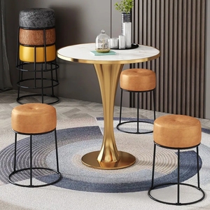 Simple Dining <strong>Table</strong> <strong>Stool</strong>, Fashionable Round <strong>Stool</strong> - Product Image 2