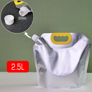 <span class=keywords><strong>Sac</strong></span> à boisson <span class=keywords><strong>autoportant</strong></span> à grande capacité <span class=keywords><strong>de</strong></span> 3 L, imprimé en gravure, en aluminium, avec buse d'aspiration, pour vin/huile d'olive/gelée, aliments liquides - Product Image 4