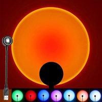 Lampe d'Ambiance LED USB GL-UX7 Guangli à 7 Couleurs Changeantes avec Télécommande, Design Moderne Éco-Responsable pour Salon et Chambre