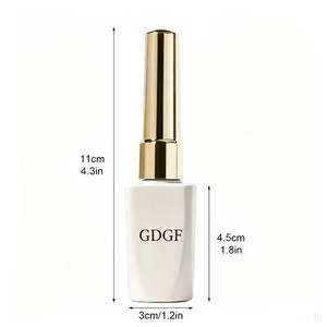 Vernis à ongles gel UV transparent dégradé 12g en gros avec effet imprimé floral marbré aquarelle, végétalien et écologique, pour French Manucure - Product Image 4
