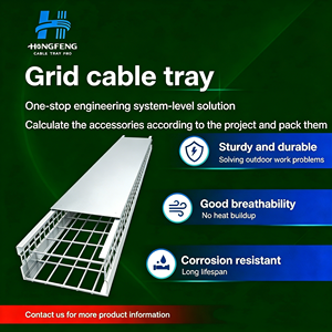 Wire <b>Mesh</b> Cable Basket Tray Support Accessories for Super Market Data Center Office Industrial Wire <b>Mesh</b> Cable Tray Cable Trunk - Product Image 1