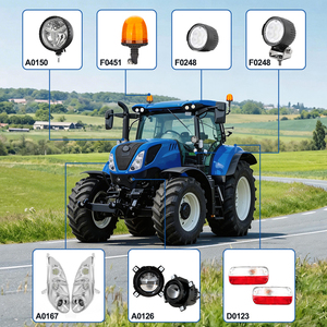 ไฟหน้ารถแทรกเตอร์ LED สว่างพิเศษ ECE R149 R148 สำหรับรถแทรกเตอร์นิวฮอลแลนด์ T7 ซีรีส์ 82037493 82037494 ไฟหน้าสำรองสำหรับรถแทรกเตอร์ - Product Image 6