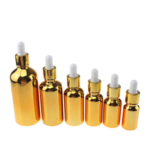 Chai tinh dầu thủy tinh mạ vàng 5ml 10ml 30ml 50ml 100ml, chai nhỏ giọt thủy tinh đựng serum - Product Image 5
