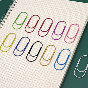 X323 Clips en papier colorés de 50 mm, clips en plastique, clips larges et épais, clips de couleur, grands clips de reliure, marque-pages pour la maison, le bureau et l'école - Product Image 2