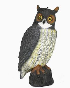 Búho de Plástico de <span class=keywords><strong>Cuerpo</strong></span> Completo para Ahuyentar Aves, Control de Plagas, Ahuyentador de Aves Rurales y Ratones - Product Image 2