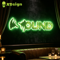 Letrero LED Personalizado XDSign, Letras de Canal 3D con Efecto Cielo Estrellado, Letrero Publicitario para Fachada de Tienda, Control por Bluetooth, Resistente al Agua