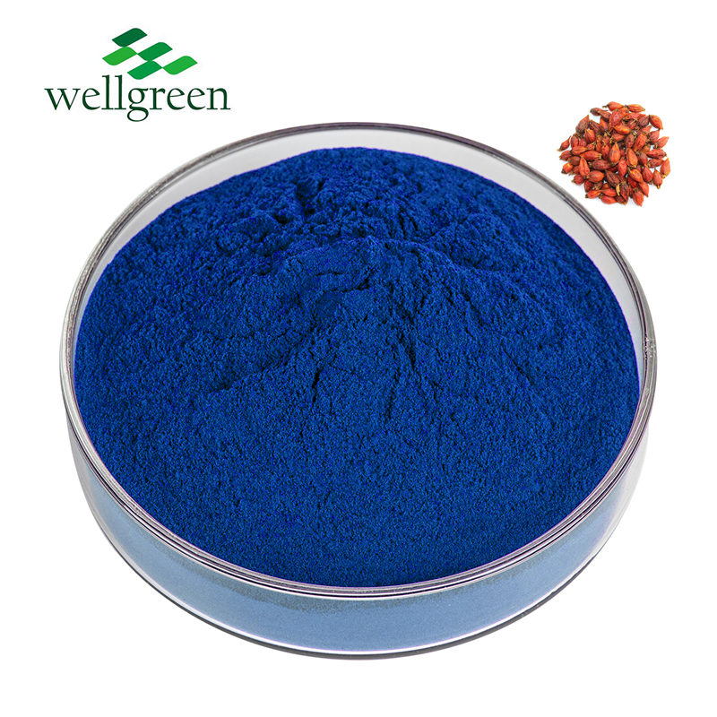 Натуральный органический экстракт Wellgreen, синяя ткань, краситель, порошок Индиго