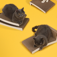 Planche à gratter pour chat en forme de L grattoir à chat détachable pour chats griffe de meulage jouet d'escalade fournitures de meubles pour animaux de compagnie