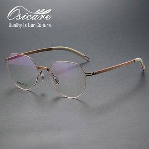 Nuevas <span class=keywords><strong>gafas</strong></span> sin <span class=keywords><strong>tornillos</strong></span>, monturas ópticas de titanio para hombre, lentes médicas, <span class=keywords><strong>gafas</strong></span> de goma al por mayor, <span class=keywords><strong>gafas</strong></span> sin bisagras con <span class=keywords><strong>tornillos</strong></span> - Product Image 2