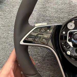 Volant en cuir pour <span class=keywords><strong>Mercedes</strong></span> Benz AMG GT GT C190 W205 C205 W166 X167 W177 W290 W217 W222 S63 G63 GT63 GTS GTR - Product Image 2