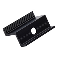 Collier de fixation intermédiaire pour structure solaire en aluminium, support de fixation des panneaux solaires, résistant à la corrosion, charge éolienne 60 m/s