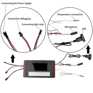 Marvel Một Nhà Máy Bán <span class=keywords><strong>LED</strong></span> Thông Minh 6 Phím Cảm Ứng Dimmer Chuyển Đổi Cảm Biến Linh Kiện Điện Tử Cho Gương Với Loa Âm Nhạc Chức Năng - Product Image 4