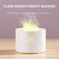 Diffuseur d'huiles essentielles ultrasonique USB ABS de luxe 160 ml avec 7 lumières LED changeantes de couleur pour la décoration de la maison