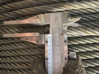 18-32mm 6x25Fi+FC/IWRC 18-32mm Stahldrahtseil Unverzinkt/Verzinkt Stahlkabel