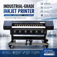 Machine d'impression par sublimation textile commerciale, largeur 1,8 m, 4 têtes d'impression I3200 pour l'impression sur tissus vestimentaires