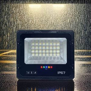 Reflector LED Solar de 100W 200W 300W 400W y 500W, Cuerpo de ABS, IP67 Impermeable, Lámpara de Jardín para Exteriores con Alta Clasificación IP - Product Image 3