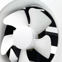 Ventilateurs muraux 40W Pièces de rechange gratuites Plastique 5 pales rotatives Électrique Fonctionnant sur courant alternatif Ventilateur d'évacuation à vent fort