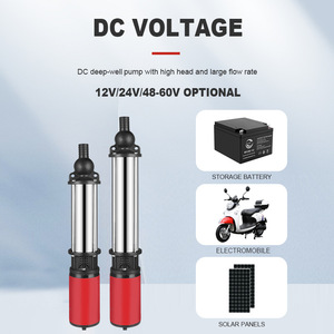 <span class=keywords><strong>Pompe</strong></span> <span class=keywords><strong>solaire</strong></span> submersible DC pour puits profond <span class=keywords><strong>12V</strong></span> 24V 48V 60V, haute pression, grand débit, multistade, pour irrigation et forage - Product Image 2