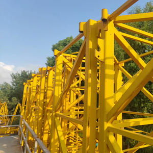 Grúa Torre Plana Zoomlion QTZ50 de 5 Toneladas y 50 Metros con PLC y Motor, Modelo 2019-2022, Certificada para Construcción en EAU - Product Image 4