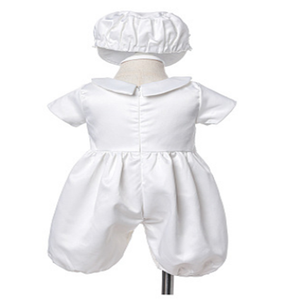 Robe de baptême pour garçon, vêtements de baptême précieux, <span class=keywords><strong>costume</strong></span> de baptême, chapeau pour nouveau-né - Product Image 3