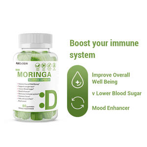 หมากฝรั่งสำหรับผู้ใหญ่ปลอดกลูเตนออร์แกนิกสารสกัดจากใบมะรุมฉลากตามต้องการ - Product Image 4