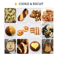 Machine automatique de découpe de pâtes à biscuits, machine commerciale pour la fabrication de biscuits au beurre et aux pépites de chocolat pour boulangerie industrielle