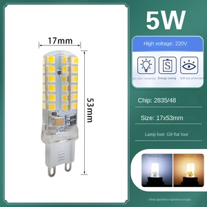 Bombilla LED Mini de Alta Calidad a Precio Económico, 3W 4W 5W 7W 9W G9, Luces Tipo Vela, 3500K, AC 85-265V, Ra80 - Product Image 3