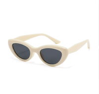 Lunettes de soleil pour enfants, lunettes de soleil polarisées de forme concave oeil de chat bébé, lunettes de soleil résistantes aux UV pour garçons et filles