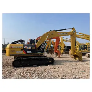 Used Cat/komatsu/hitachi/kobelco/volvo/hyundai/doosan/sany Excavator 320d Ec210 Pc200 Pc220 Zx120 R220lc-9s Secondhand Excavator