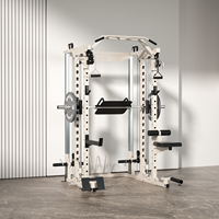 Snode - Accesorio de Polea Vertical (Lat Pulldown) de Acero Soldado Reforzado Todo en Uno para Máquina Smith, para Rutinas Completas de Musculación y Levantamiento de Pesas