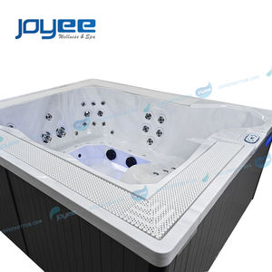 JOYEE Design européen rectangle bain à remous à débordement spas sans fin spa extérieur balboa infini mini spa piscine pour jardin bain de loisirs - Product Image 3