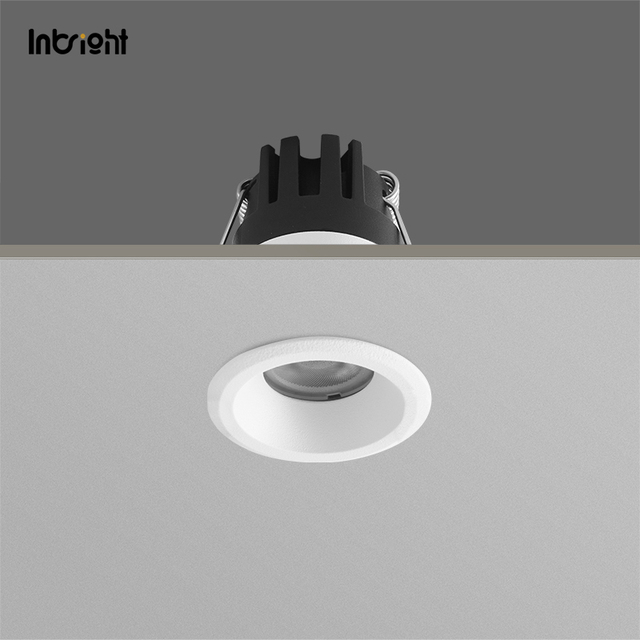 3-7W Mini COB LED Downlight Recessed Ceiling Spotlight for Boutique Hotel Corridor Lighting