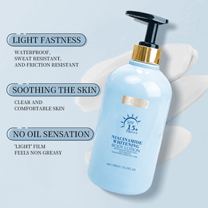 Sữa dưỡng thể bán buôn có nước hoa, làm trắng da Glutathione tốt nhất, kem chống nắng dưỡng trắng da lâu dài với SPF15 - Product Image 3