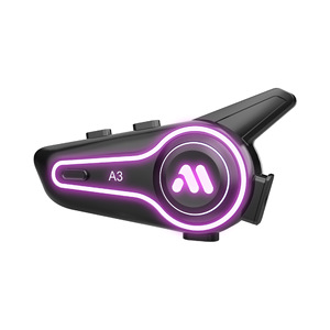   Auriculares Impermeables para Motocicleta, Auriculares para Casco Integral/Abierto con Sonido Estéreo y Reducción Inteligente de Ruido - Product Image 4
