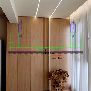 Profil <span class=keywords><strong>de</strong></span> canal en aluminium <span class=keywords><strong>de</strong></span> 15x9mm 0.5M LED pour bande lumineuse LED avec installation intégrée - Product Image 3