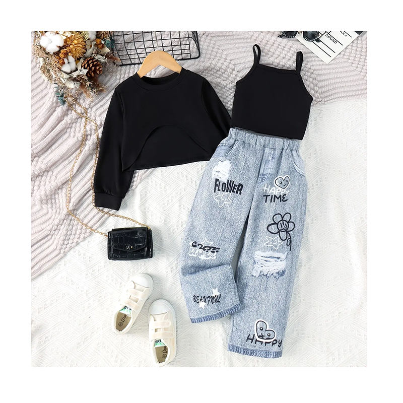 Denim Clothes For Ten Year Old Girls Girls Jeans 10 Years Trendy
