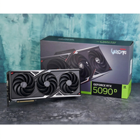 Nouvelle carte graphique de jeu de bureau AI colorée IGame RTX 5090 D Vulcan W OC 32 Go GDDR7 avec ventilateur haute performance, blanche