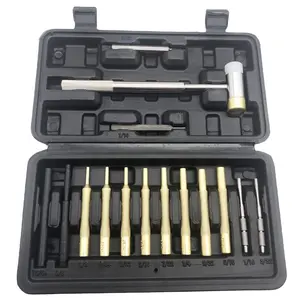 No.6S029-5 16-Piece Gun Repair Tool Pin Punch Set with Copper Hammer and Starter Punch Set