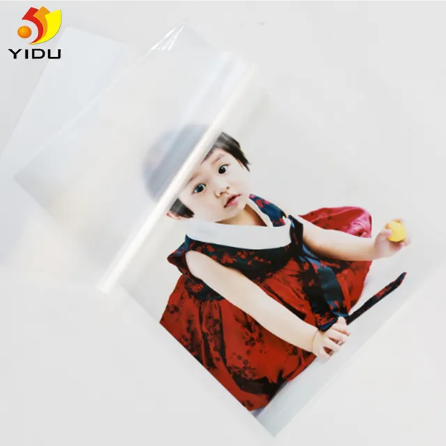 Huizhou Yidu Stationery Soft Touch B4 carta fotografica 250 mico 300 micron 350mic PET pellicola per laminazione in busta