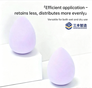 3 in 1 Purple Blending Sponge <b>Bundle</b>- purple waterdrop shape blending sponges*3 - Product Image 3