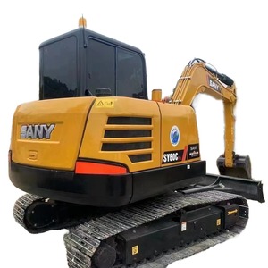 Pelle hydraulique d'occasion Sanyy SY60C de 6 tonnes, pelle sur chenilles SY16C SY35U SY55C SY65, bonne performance - Product Image 1