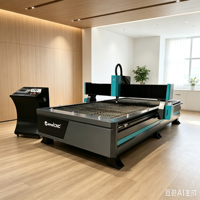 Machine de découpe plasma CNC pour métal 1500x3000mm avec moteur pas à pas et roulement, modèle CA-1530, système de contrôle Starfire